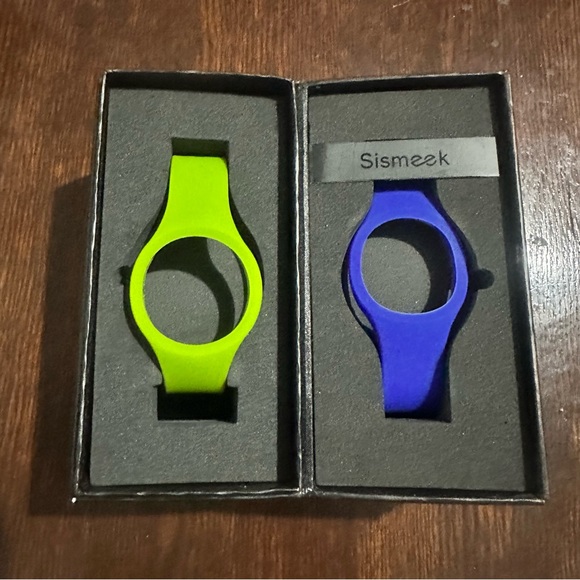 Sismeek with interchangeable bracelets (blue, white, green and purple) - Picture 3 of 11